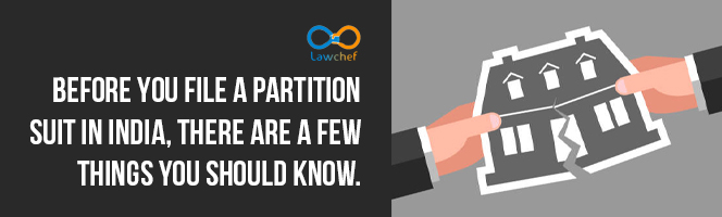 Before you file a partition suit in India, there are a few things you should know