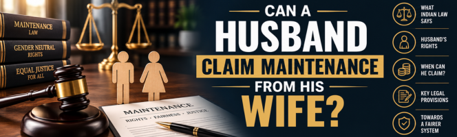 Can a Husband Claim Maintenance from His Wife?