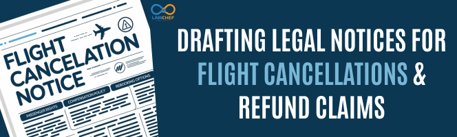 Drafting Legal Notices for Flight Cancellations & Refund Claims